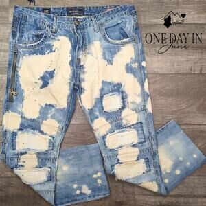 Damati Jeans Upscale Straight Leg Jeans Size 38X29